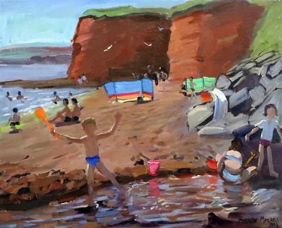 § Andrew Macara (1944-) Paignton, June 15.5 x 19.5in.